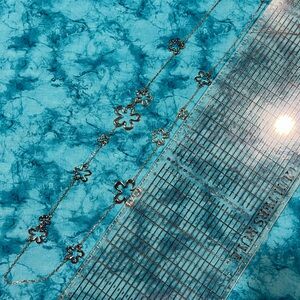 Lia Sophia Silver Blossom Flower Chain Necklace